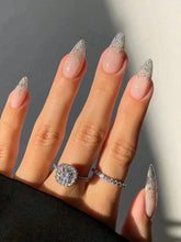 Blush Glitter Fade Press-On Nails