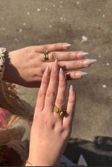 Blush Glitter Fade Press-On Nails