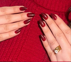 Valentino Red Press On Nails